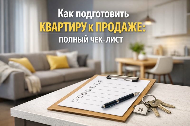 Как подготовить квартиру к продаже: полный чек-лист
