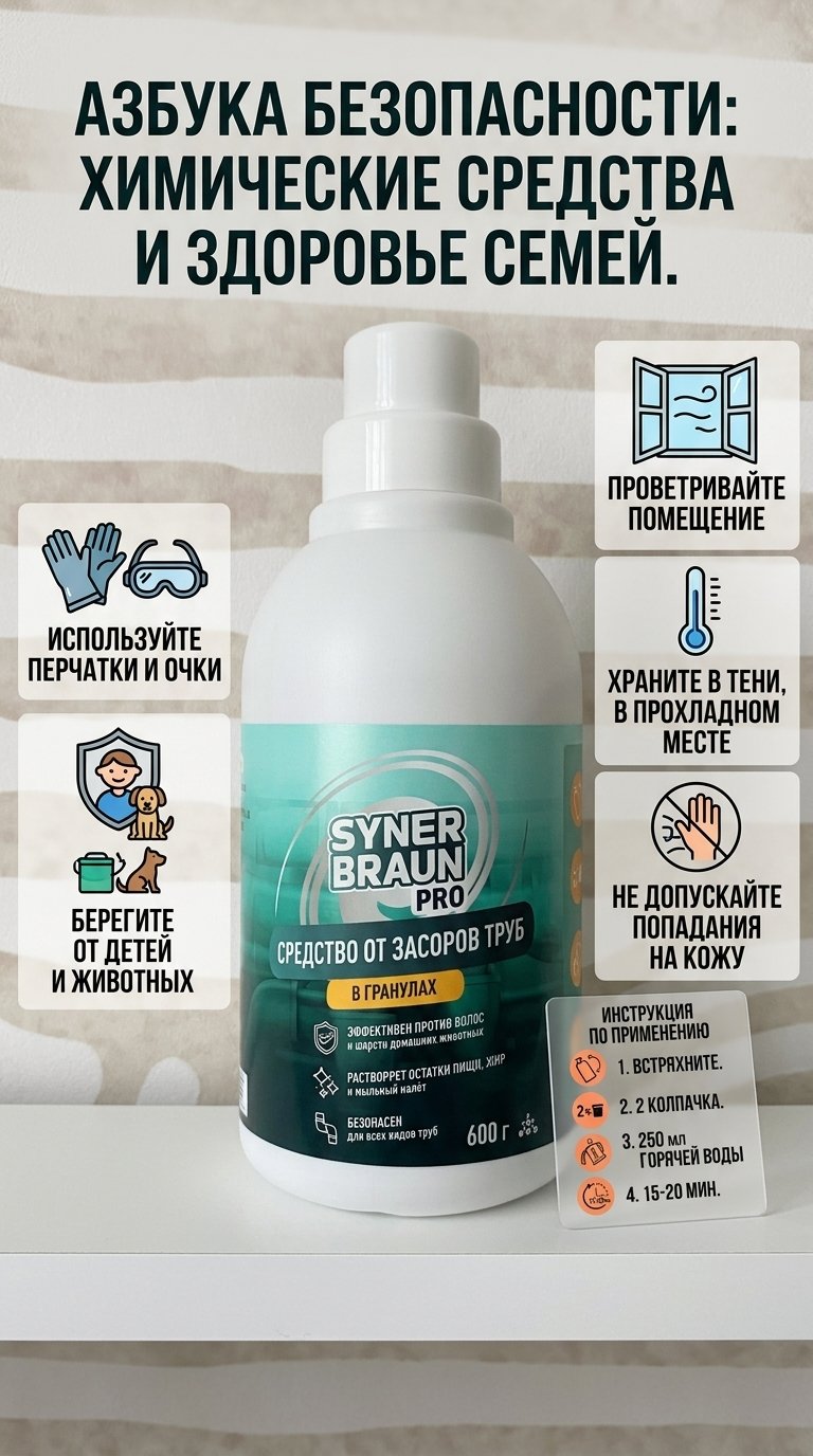 Азбука безопасности: химические средства и здоровье семей