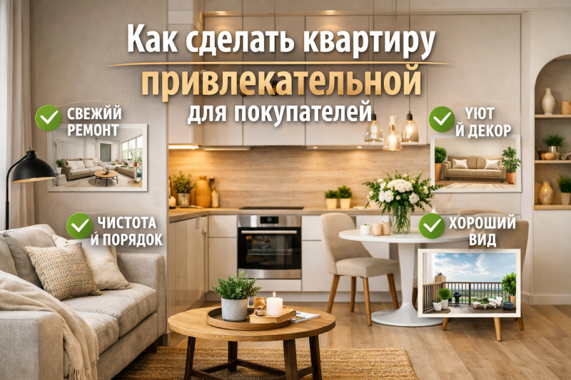 Как сделать квартиру привлекательной для покупателей