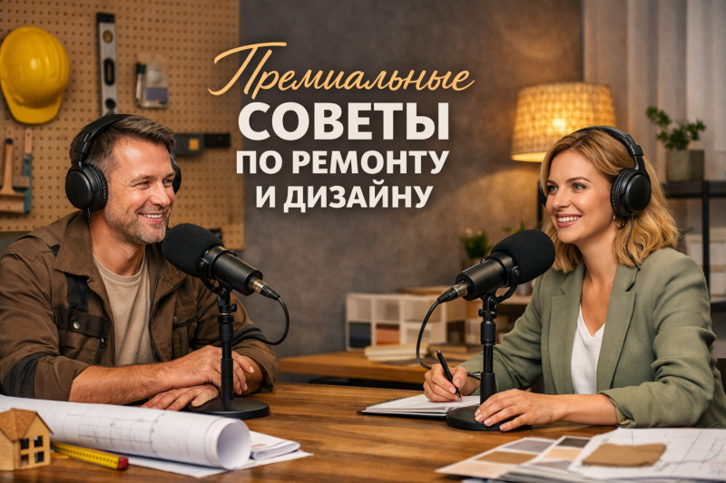 Подкасты с экспертами: лучшие советы по ремонту и дизайну