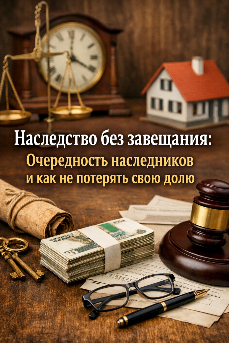 Наследство без завещания: очередность наследников и как не потерять свою долю