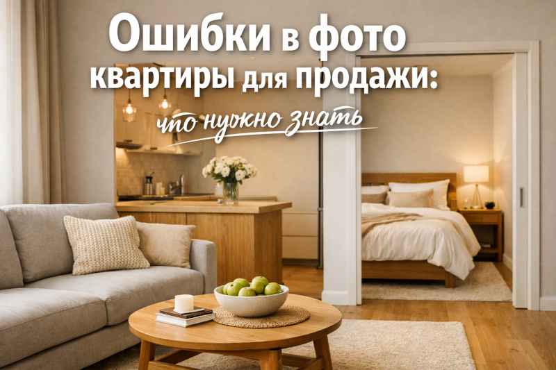 Ошибки в фото квартиры для продажи: что нужно знать