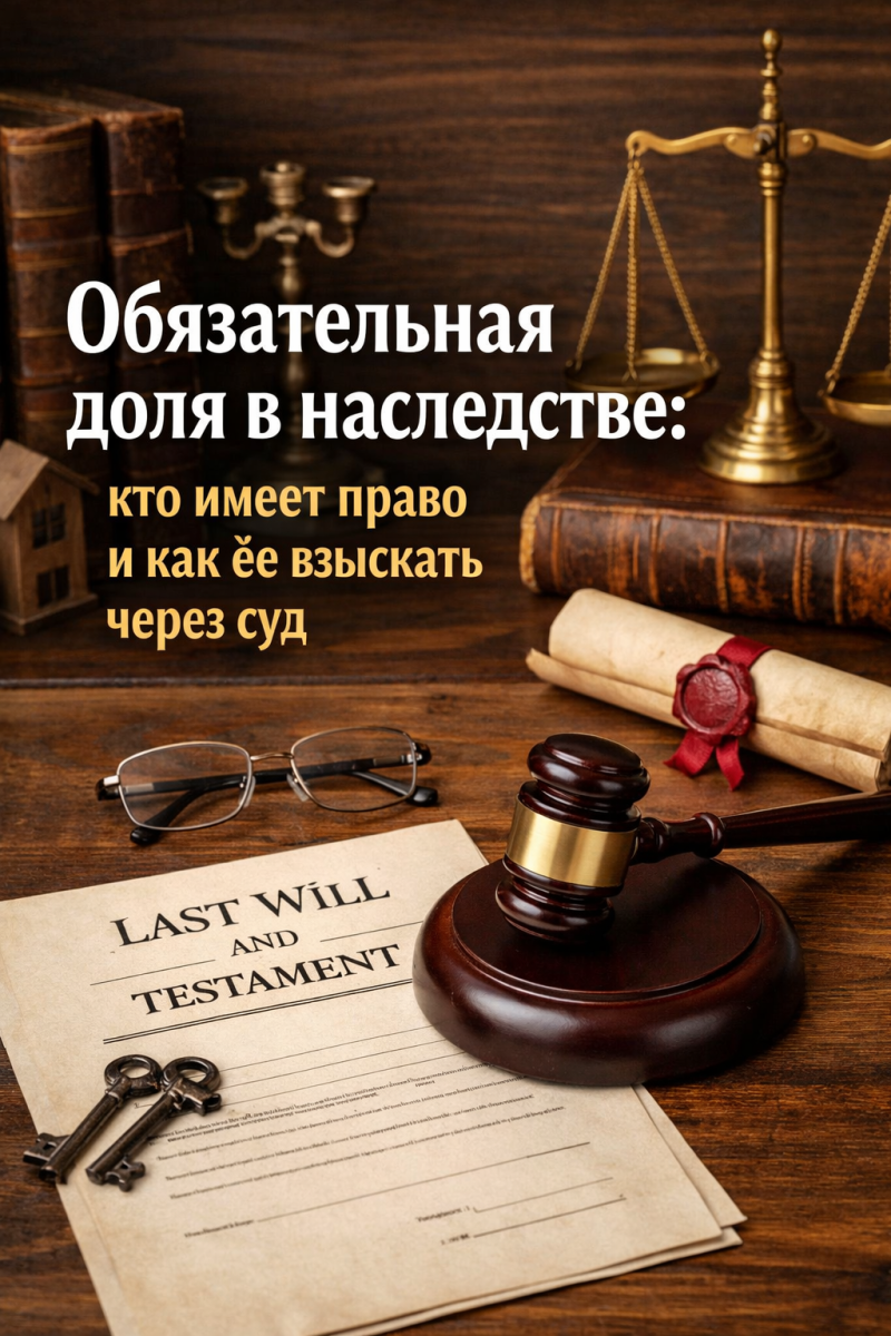 Обязательная доля в наследстве: кто имеет право и как ее взыскать через суд