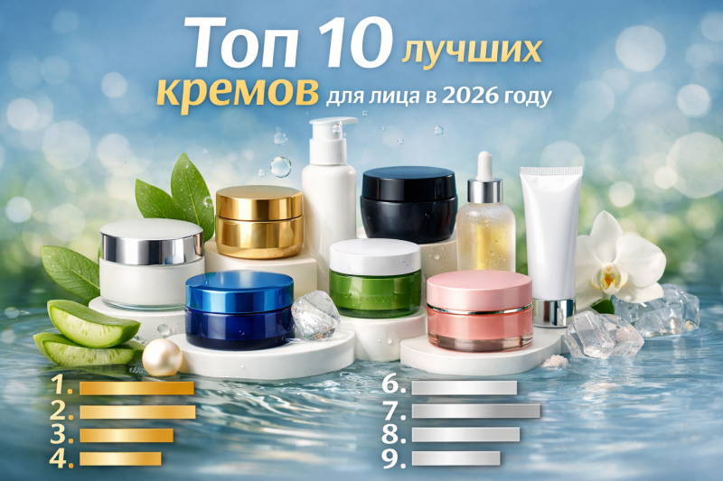 Топ 10 лучших кремов для лица в 2026 году