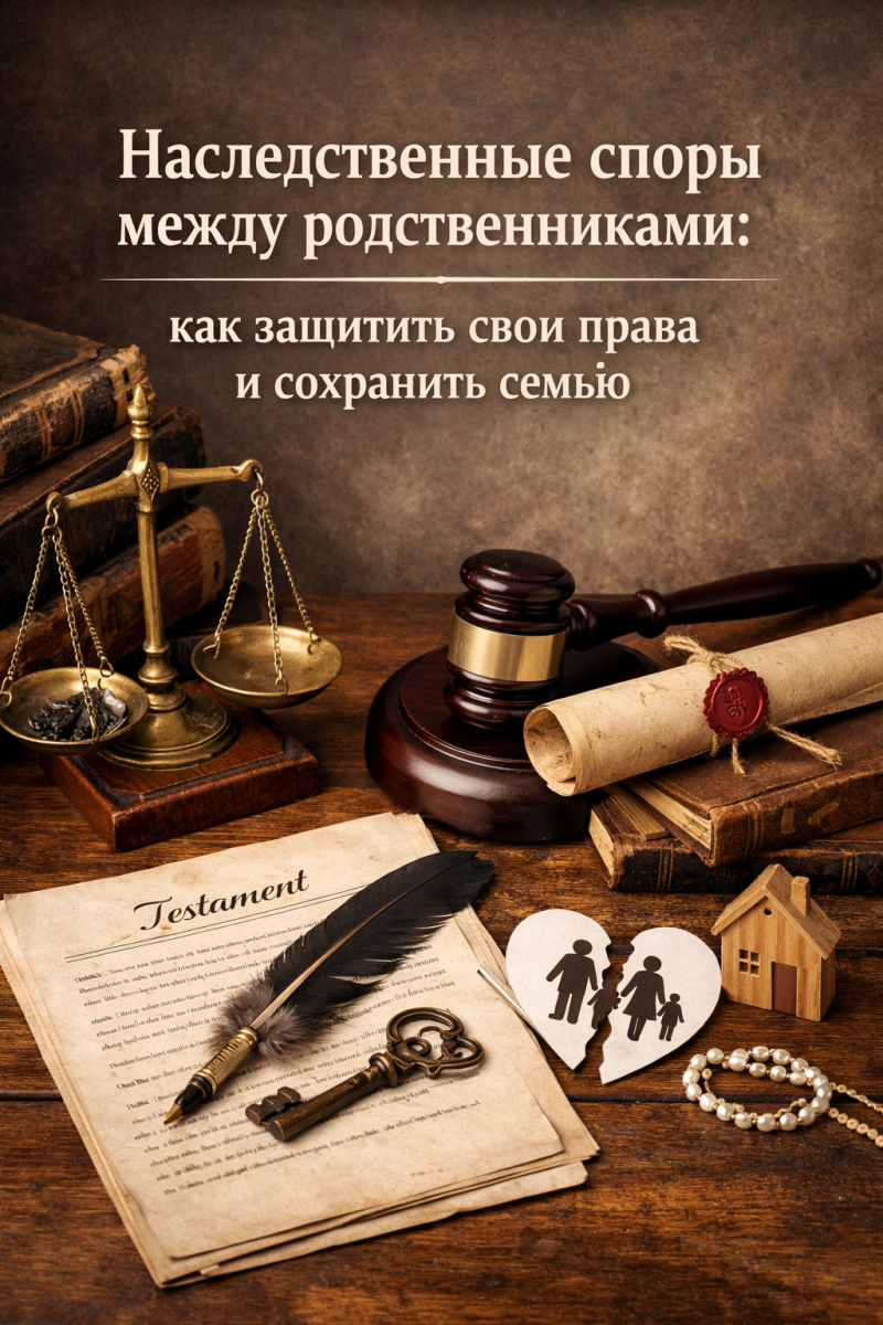 Наследственные споры между родственниками: как защитить свои права и сохранить семью