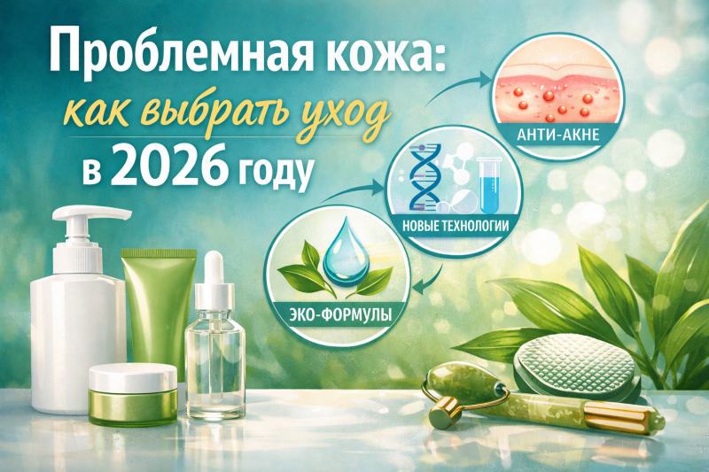 Проблемная кожа: как выбрать уход в 2026 году