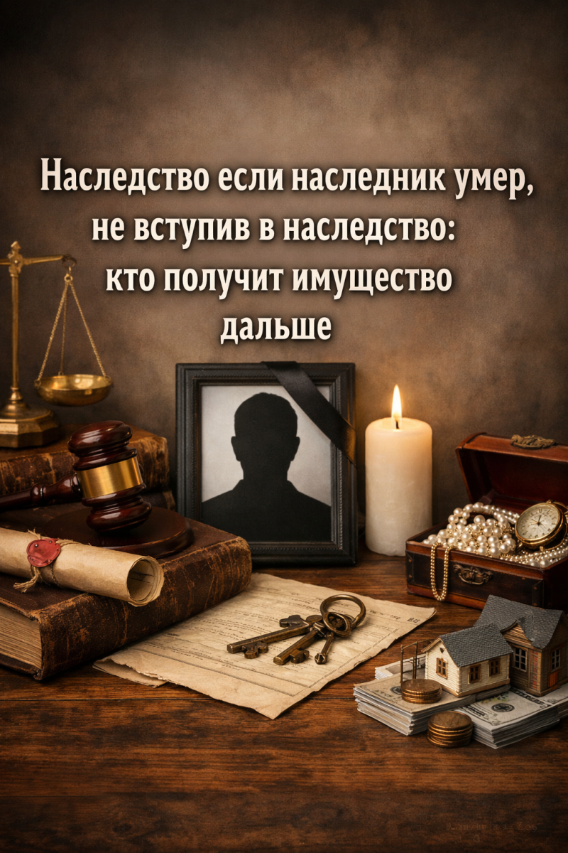 Наследство если наследник умер, не вступив в наследство: кто получит имущество дальше