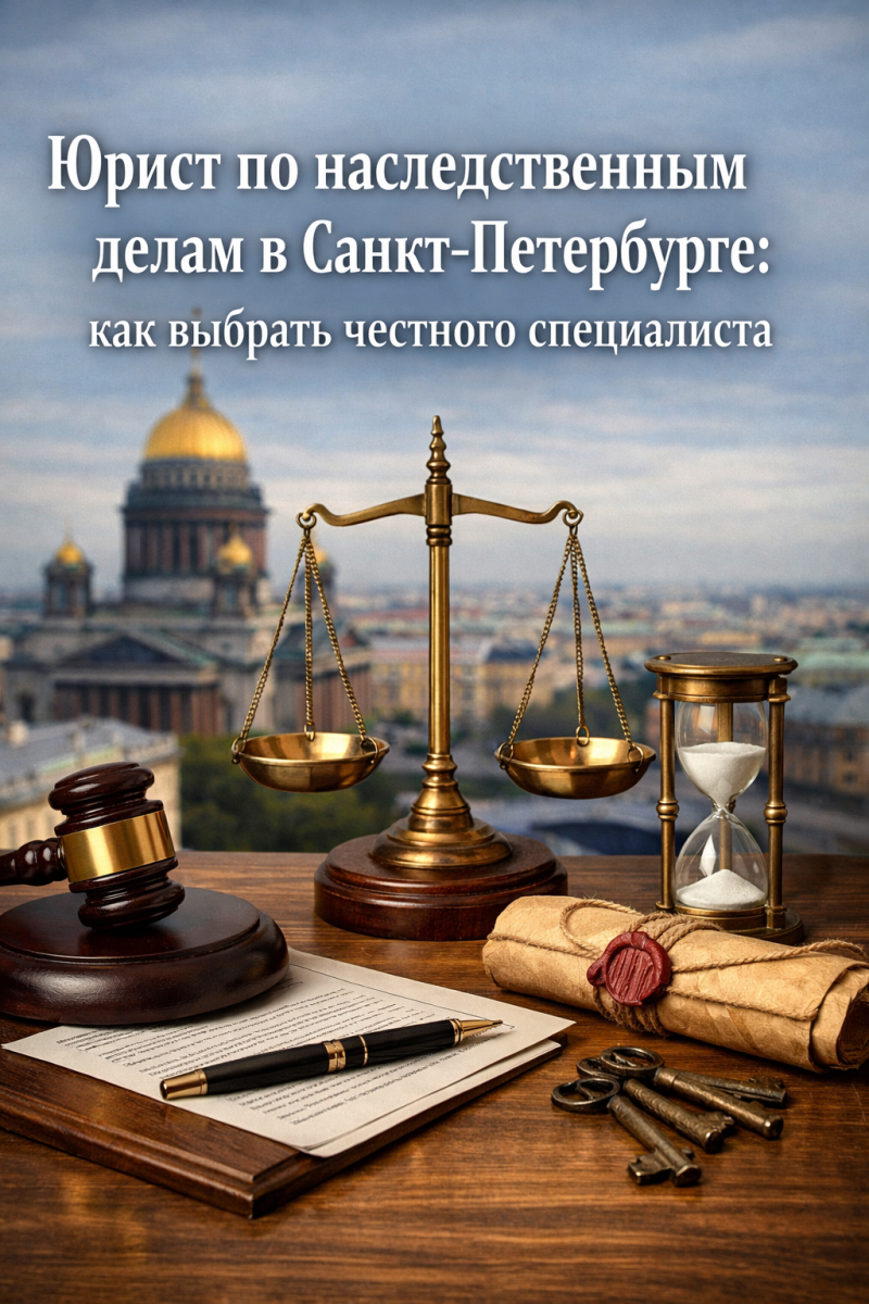 Юрист по наследственным делам в Санкт‑Петербурге: как выбрать честного специалиста