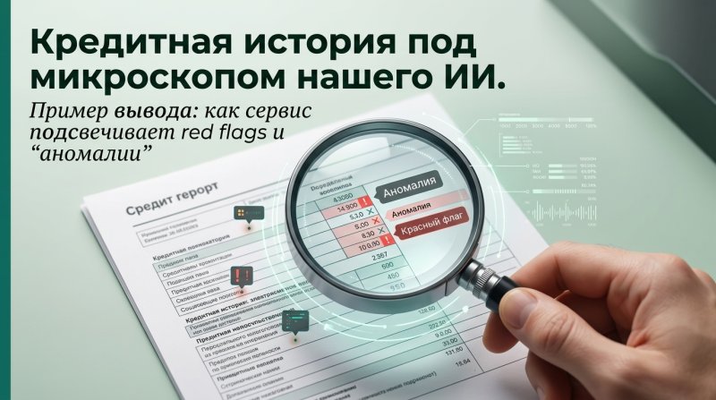 «Пример вывода: как сервис подсвечивает red flags и “аномалии”»