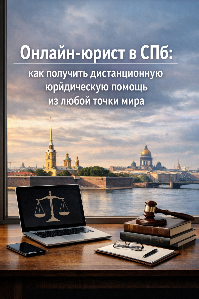 Онлайн-юрист в СПб: как получить дистанционную юридическую помощь из любой точки мира