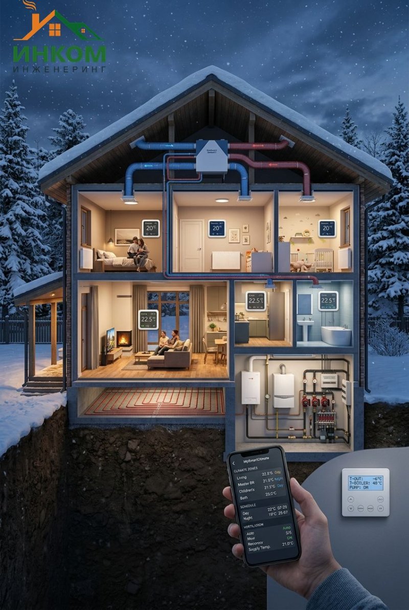 Сценарии автоматизации отопления и вентиляции: умный климат в доме