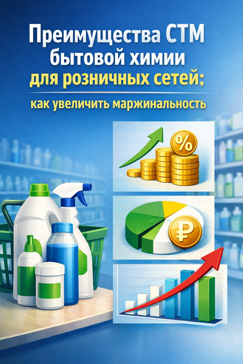 Преимущества СТМ бытовой химии для розничных сетей: как увеличить маржинальность