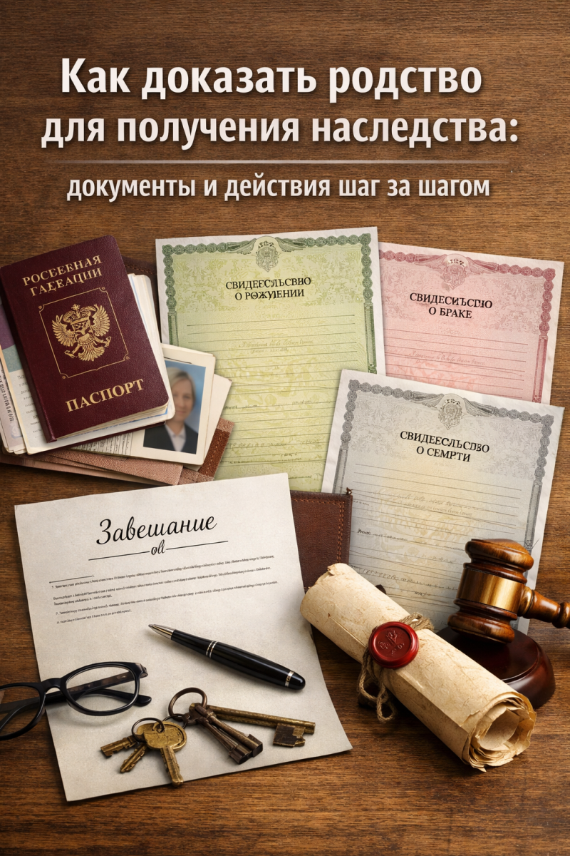 Как доказать родство для получения наследства: документы и действия шаг за шагом