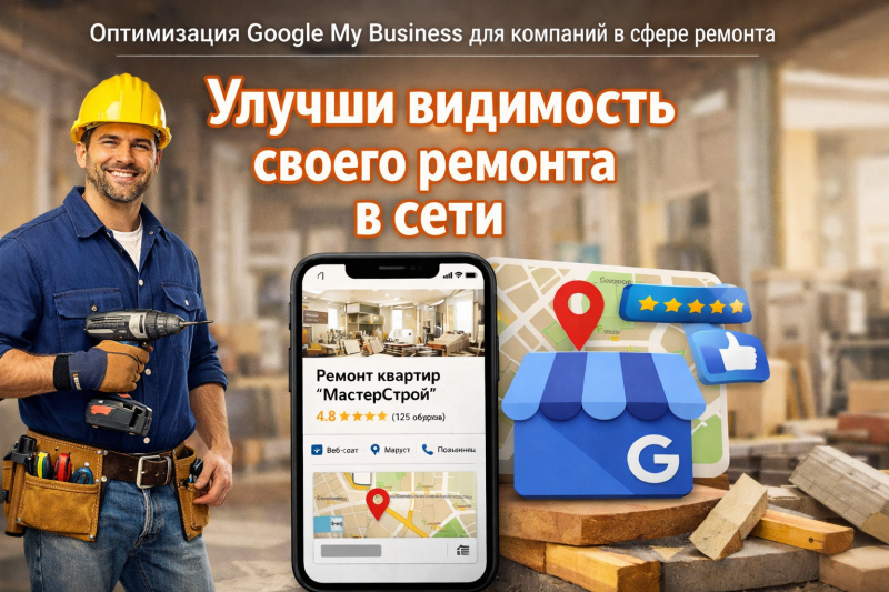 Оптимизация Google My Business для компаний в сфере ремонта
