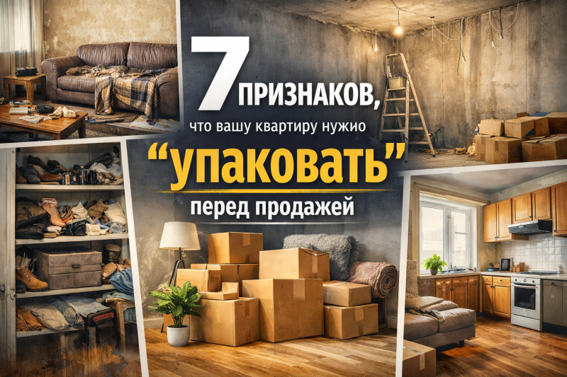 7 признаков, что вашу квартиру нужно 'упаковать' перед продажей
