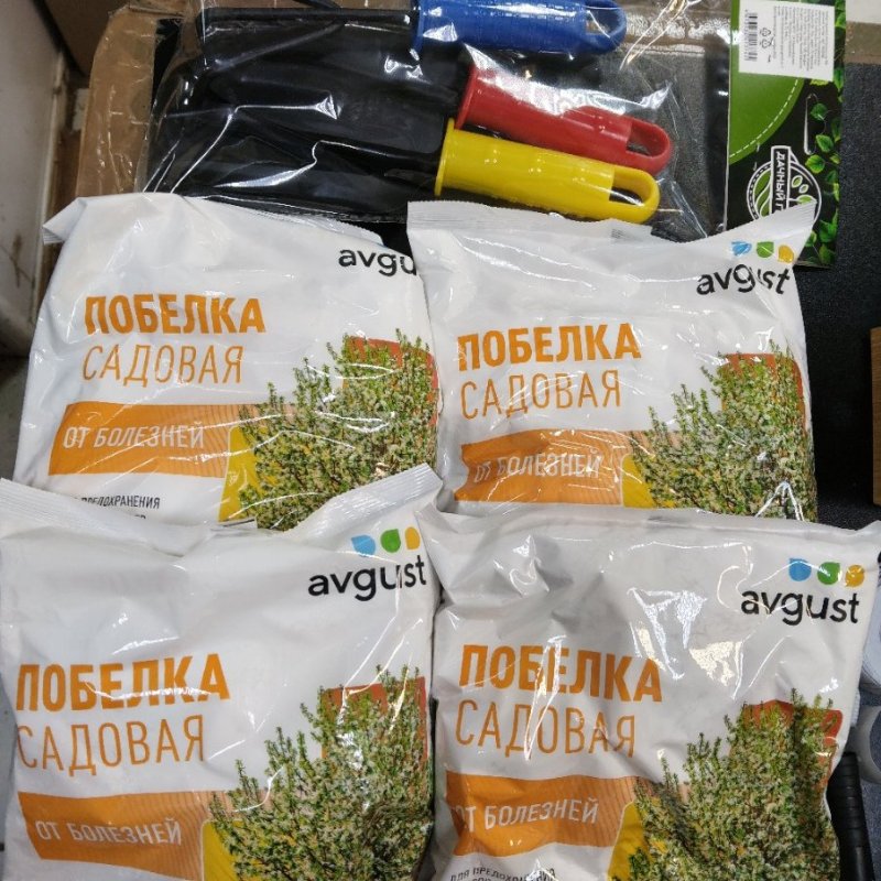 Садовая побелка и не только