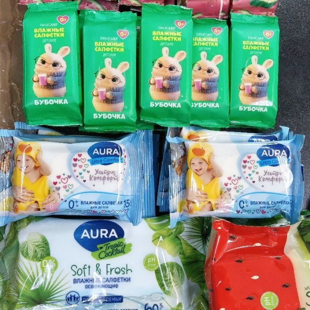 Влажные салфетки на любой вкус