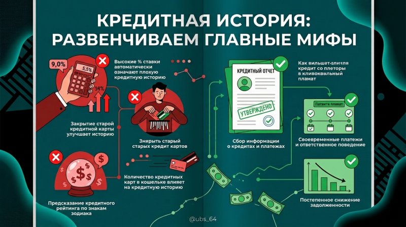 «Мифы о кредитной истории: что реально влияет на решение, а что — нет»
