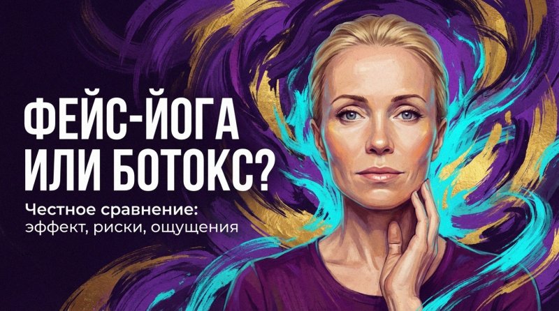 Фейс-йога против ботокса: честное сравнение на примере ботоксйог фейс