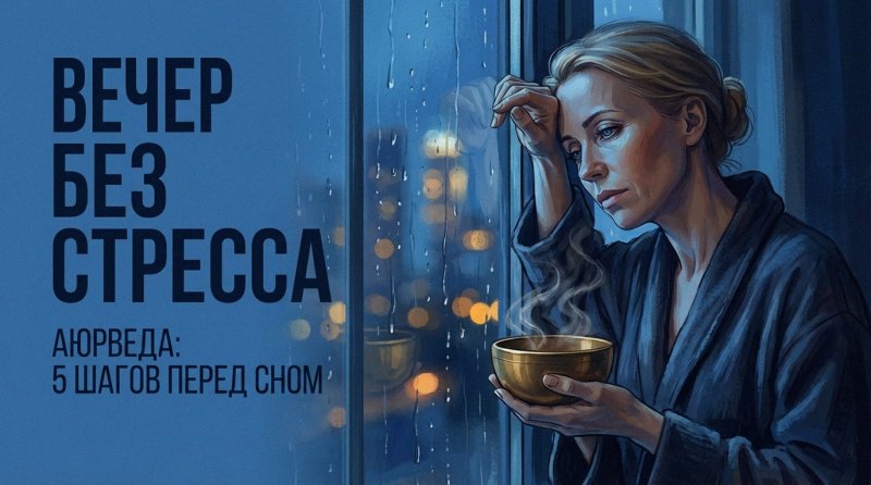 Аюрведа: вечерний ритуал расслабления — 5 шагов перед сном