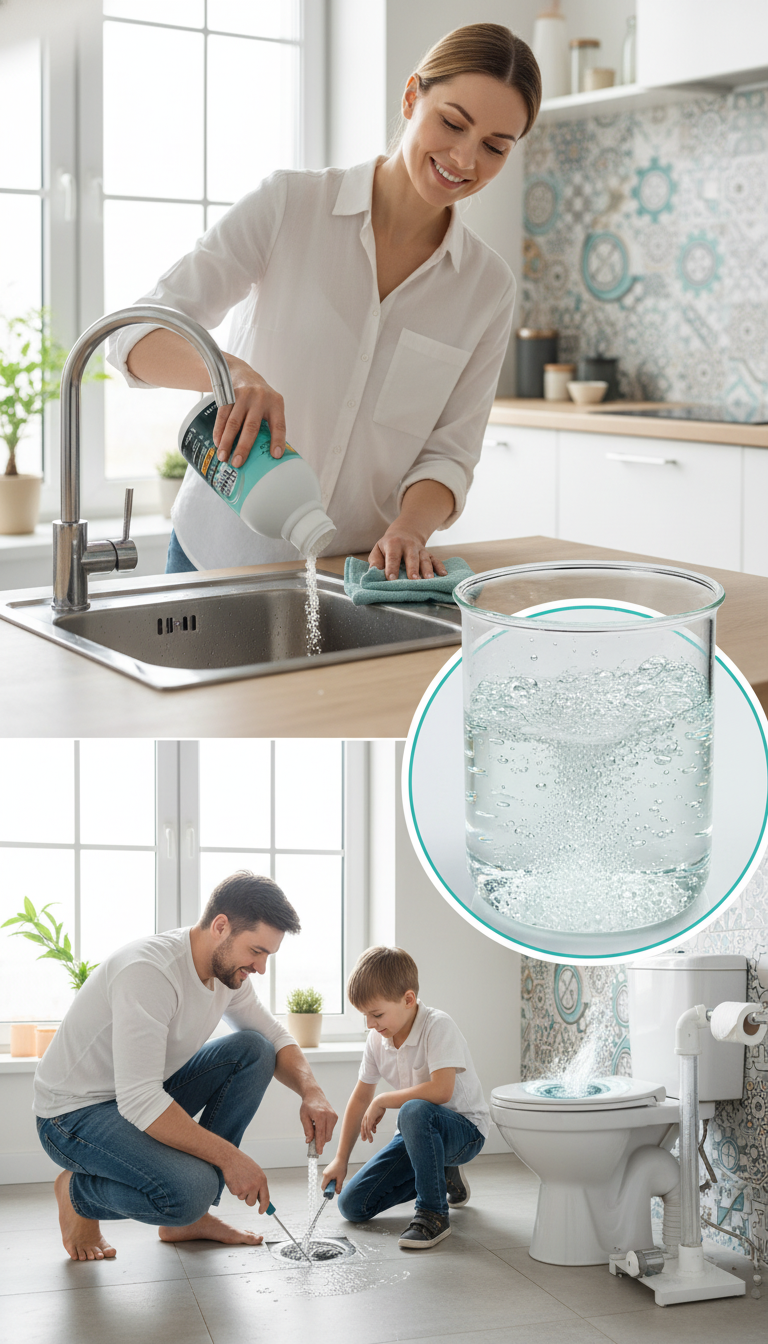 Не только для засоров: неочевидные способы использования гранул SynerBraun в быту