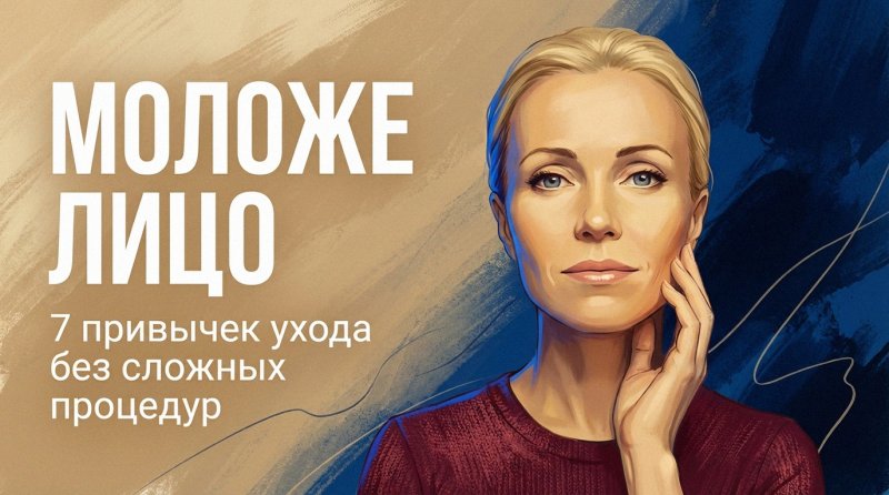 Молодость лица: 7 полезных привычек в уходе за лицом без сложных процедур