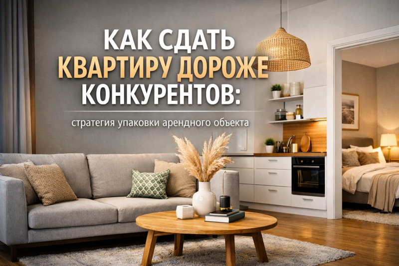 Как сдать квартиру дороже конкурентов: стратегия упаковки арендного объекта