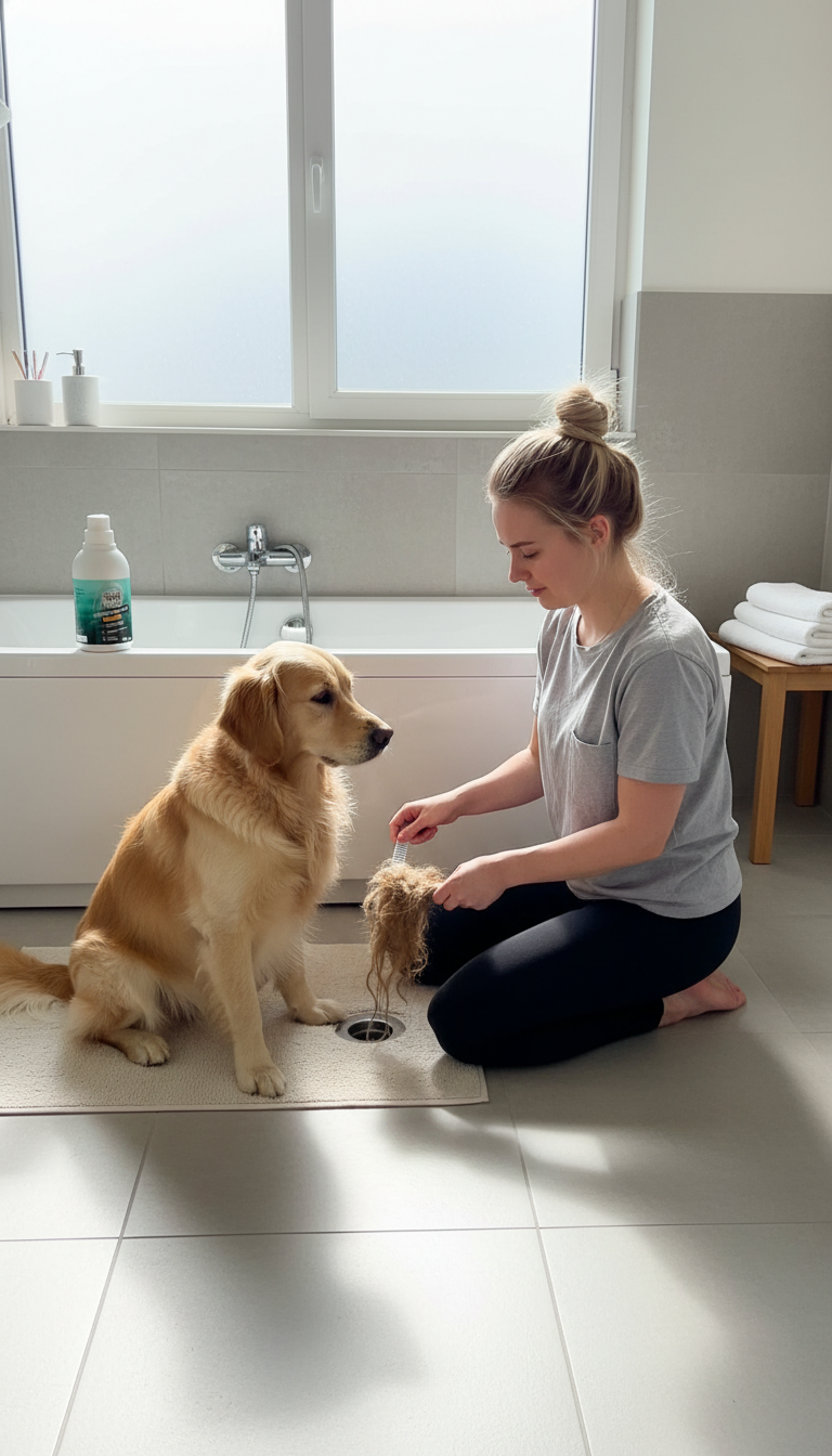 У нас есть собака/кошка: инструкция по профилактике засоров от шерсти