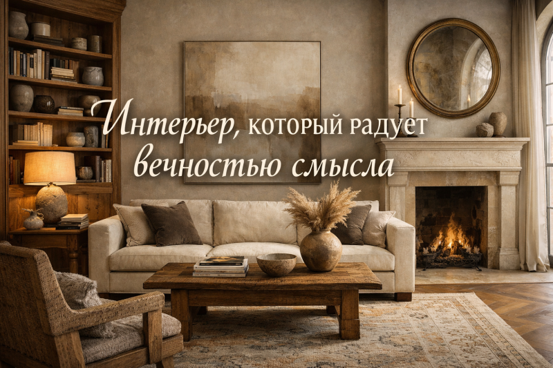 Не тренды, а смыслы: как мы создаем интерьер, который будет радовать вас через 10 лет