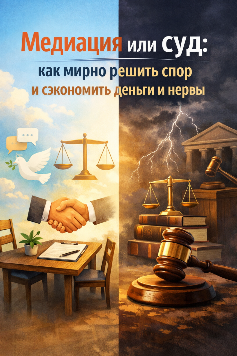 Медиация или суд: как мирно решить спор и сэкономить деньги и нервы