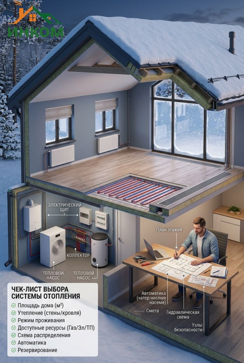 Полное руководство по выбору системы отопления для частного дома 2025