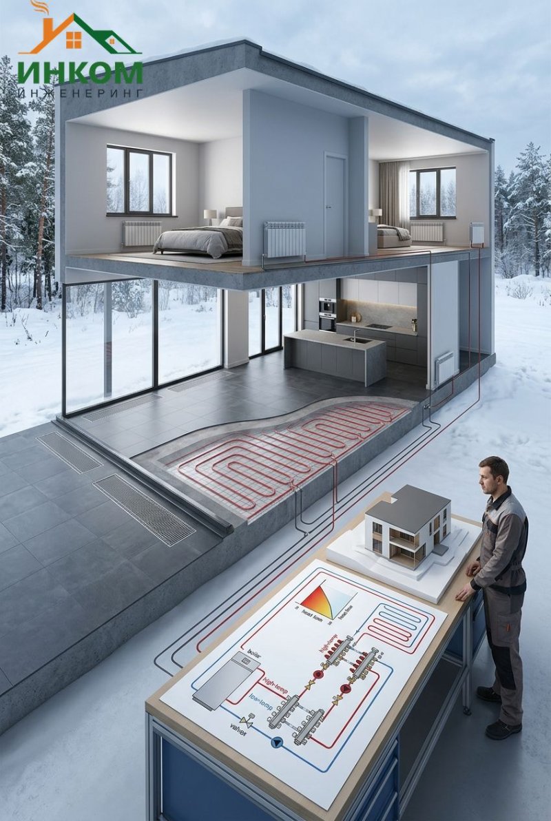 Теплый пол или радиаторы: что выгоднее для дома? Сравнение 2025