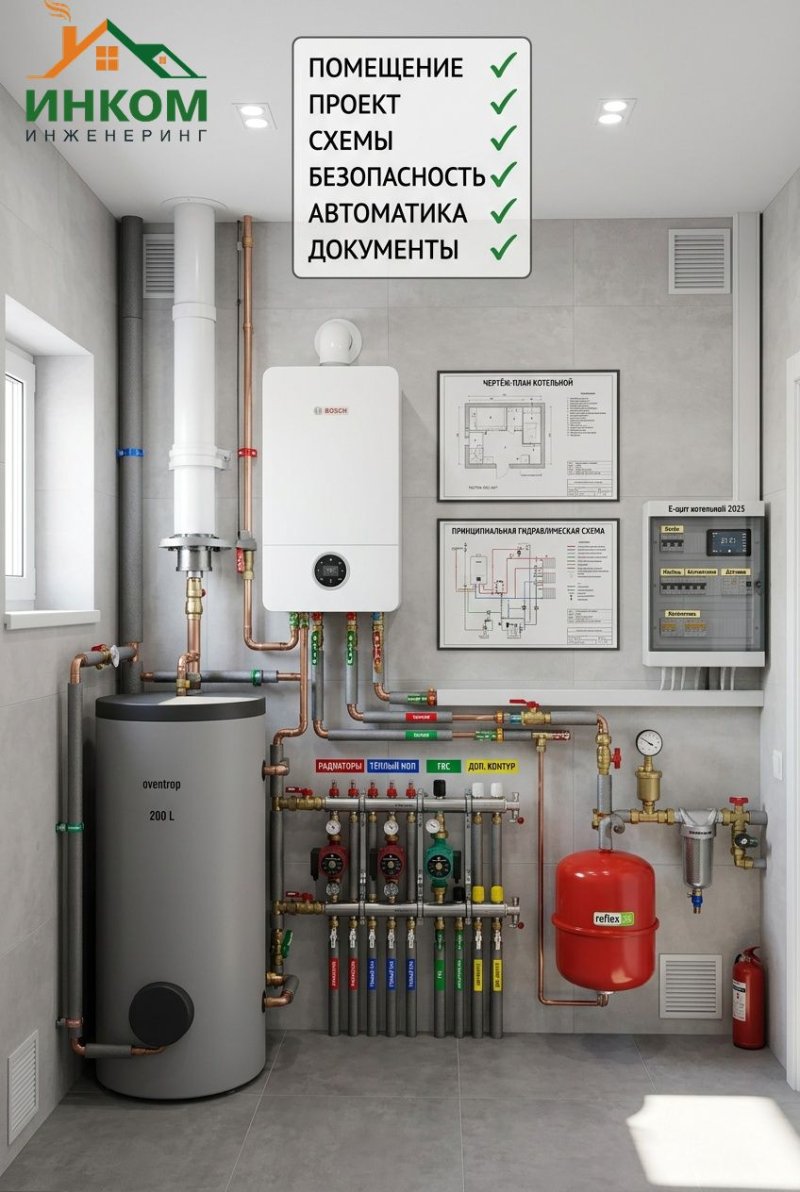 Котельная в частном доме: нормы, схемы и проектирование 2025