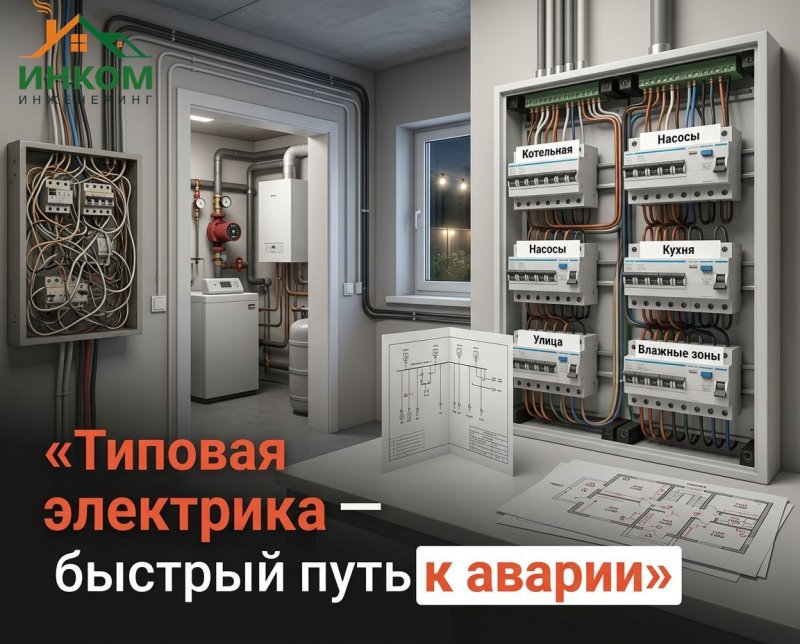 Типовые схемы электрики в доме: где чаще ошибаются и как избежать аварий