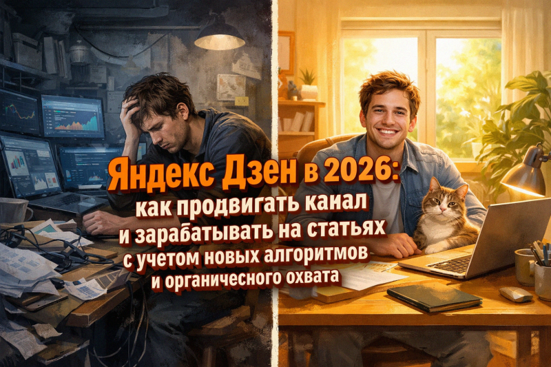 Яндекс Дзен в 2026: как продвигать канал и зарабатывать на статьях с учетом новых алгоритмов и органического охвата