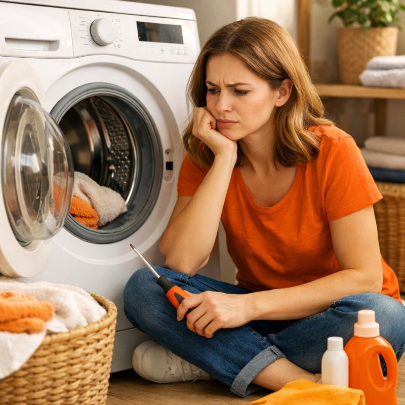 Стиральная машинка не крутится? Вот что делать!