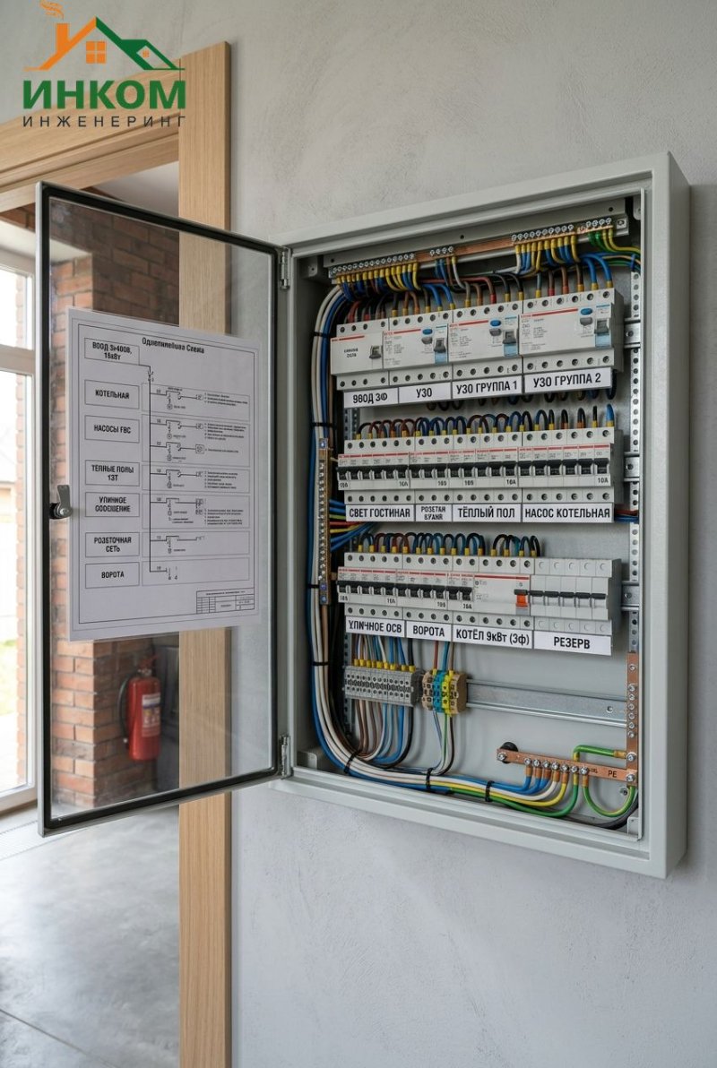 Электрощит в частном доме: требования безопасности, надежности и эстетики