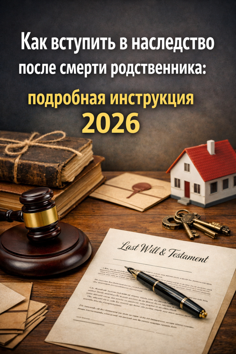 Как вступить в наследство после смерти родственника: подробная инструкция 2026