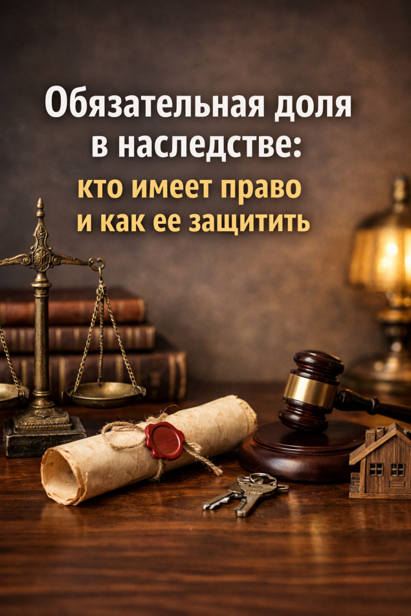 Обязательная доля в наследстве: кто имеет право и как ее защитить
