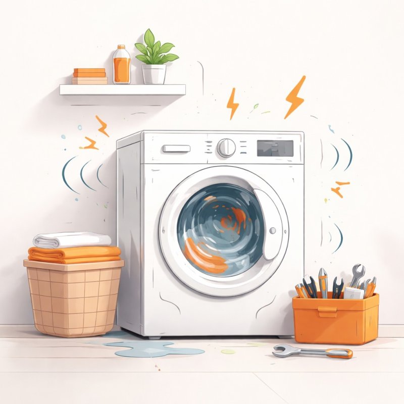 Громкий шум стиральной машины: можем помочь!