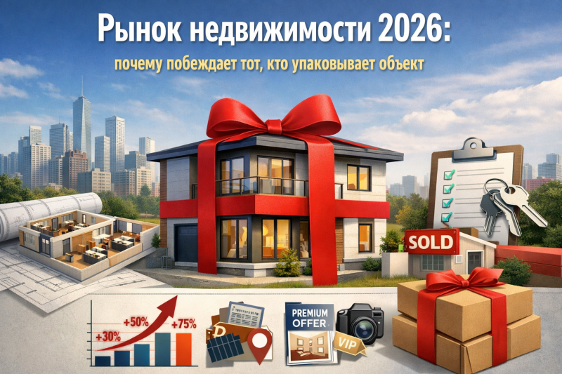 Рынок недвижимости 2026: почему побеждает тот, кто упаковывает объект