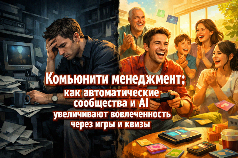 Комьюнити менеджмент: как автоматические сообщества и AI увеличивают вовлеченность через игры и квизы