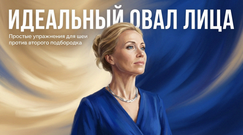 Упражнения для шеи: как убрать второй подбородок дома