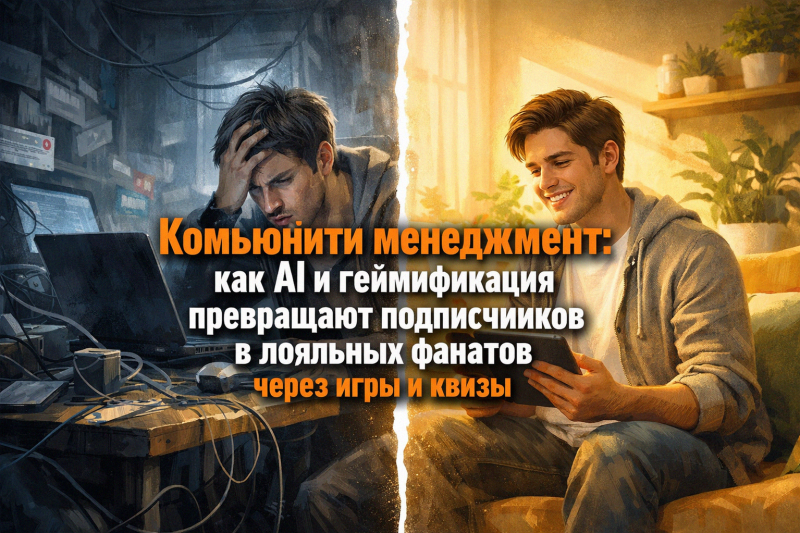 Комьюнити менеджмент: как AI и геймификация превращают подписчиков в лояльных фанатов через игры и квизы