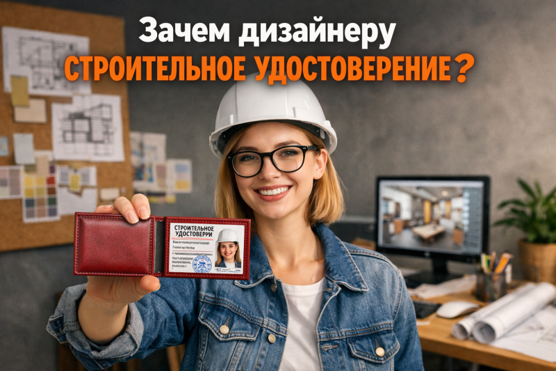 Дизайнер со строительным удостоверением: почему в нашей студии это обязательное требование