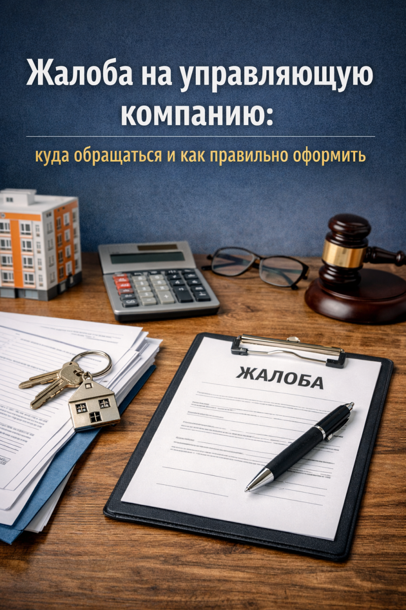 Жалоба на управляющую компанию: куда обращаться и как правильно оформить