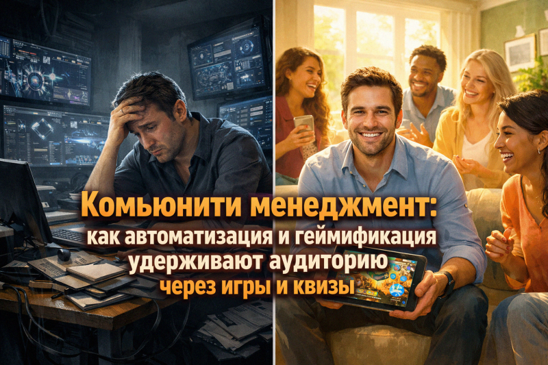 Комьюнити менеджмент: как автоматизация и геймификация удерживают аудиторию через игры и квизы