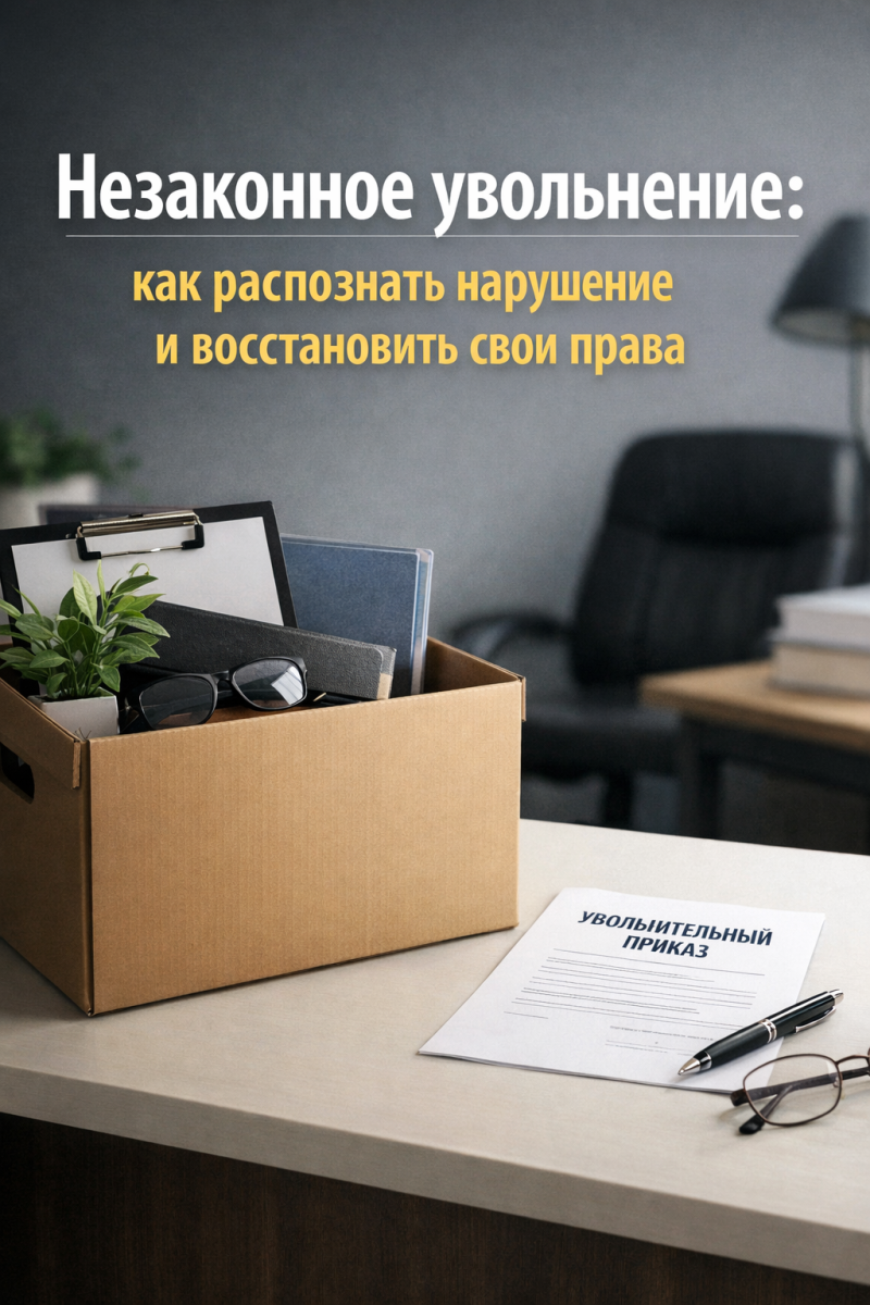 Незаконное увольнение: как распознать нарушение и восстановить свои права