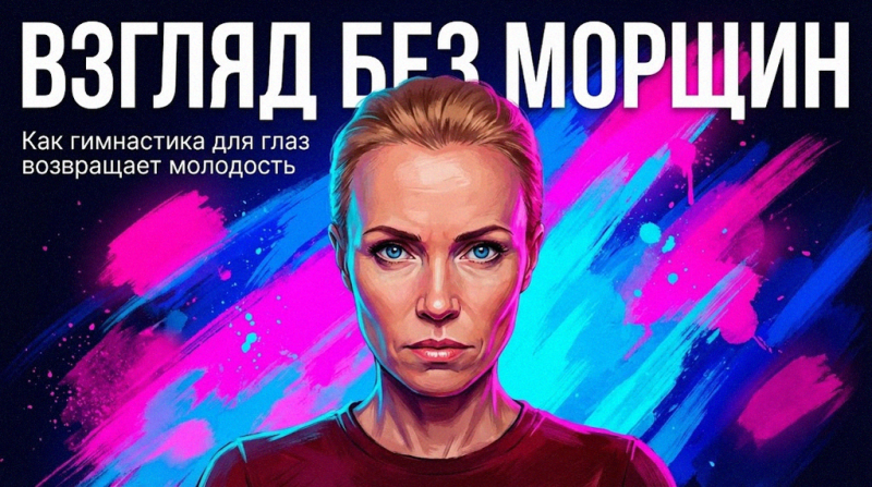 Гимнастика для глаз: 5 простых упражнений от морщин