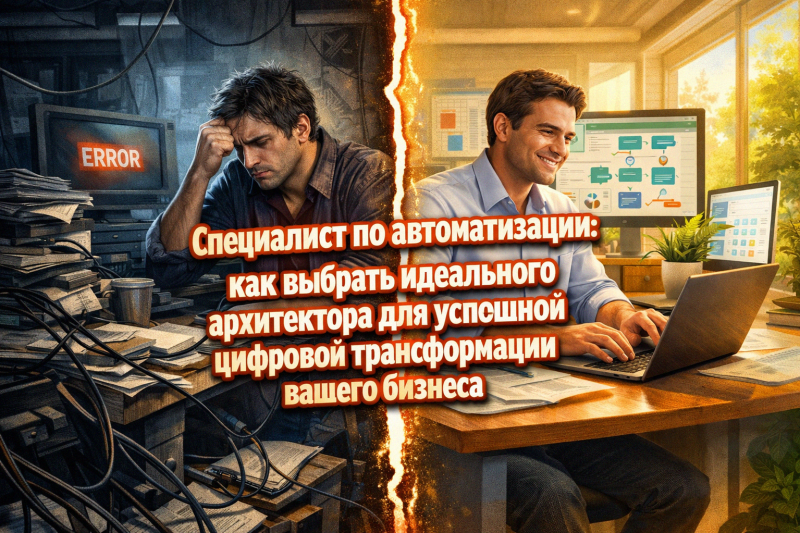 Специалист по автоматизации: как выбрать идеального архитектора для успешной цифровой трансформации вашего бизнеса